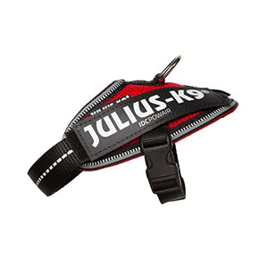 Julius-K9 Dog Harness, Red, 3XS/Baby 1 - Pet Shop Luna