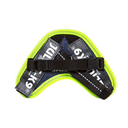 Julius-K9, 16IDC-FARNE-B1, IDC Powerharness, dog harness, Size: Baby 1, Jeans with neon edge - Pet Shop Luna