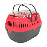 Tyrol Transport Basket for Small Animal, 23 x 17.5 x 16 cm, Green/Gray, 0.5 kg - Pet Shop Luna