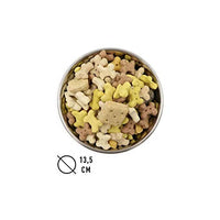 Tyrol - Ciotola Antiscivolo in Acciaio Inox per Gatto/Cane/Animali Domestici, Effetto Legno, 13,5 cm, 0,0952989 kg - Pet Shop Luna