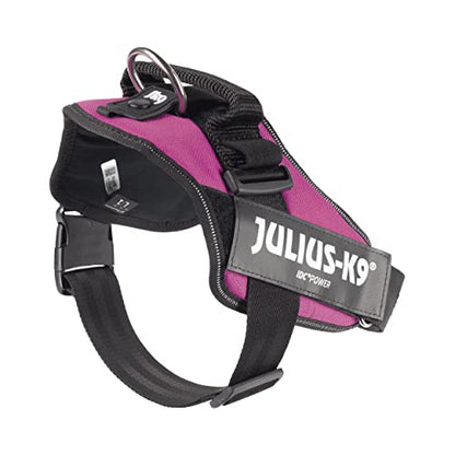 Julius-K9, 16IDC-DPN-1, IDC Powerharness, dog harness, Size: L/1, Dark Pink - Pet Shop Luna