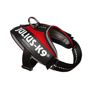 Julius-K9 Dog Harness, Red, 3XS/Baby 1 - Pet Shop Luna