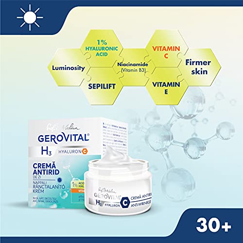 Gerovital H3 - Hyaluronic C, Intensive Anti Wrinkle cream (day care) - Pet Shop Luna