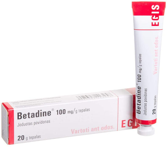 Betadina 100mg/g - 20g da EGIS - Pet Shop Luna