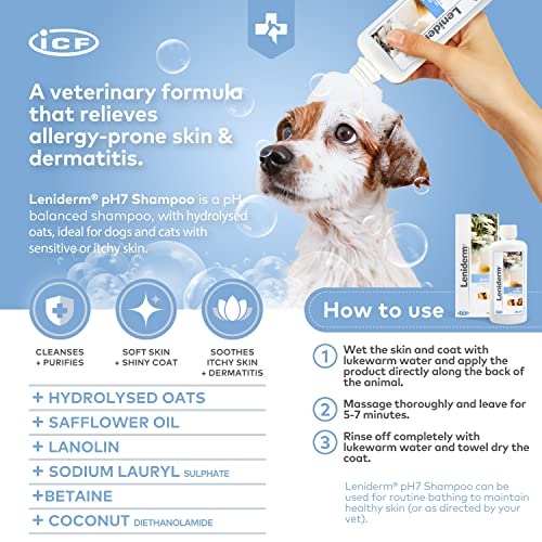 ICF leniderm-shampoo 250 ml Vet - Pet Shop Luna