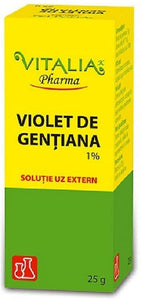 Gentian Violet 1% by Vitalia Pharma, 1 x 25 g - Pet Shop Luna