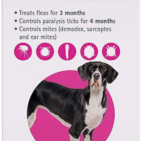 Werpower BRAVECTO For Extra Large Dogs 40 to 56 Kg Pink Pack 1 Chew - Pet Shop Luna