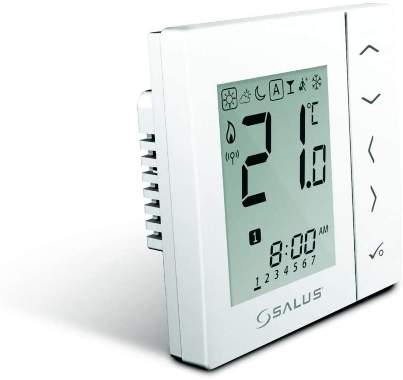 Salus Controls iT600 Funk-Wandthermostat VS10WRF netzbetrieben (redundant) bianco - Pet Shop Luna