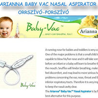 Arianna Baby Vac Infant Child Vacuum Nasal Aspirator - Pet Shop Luna