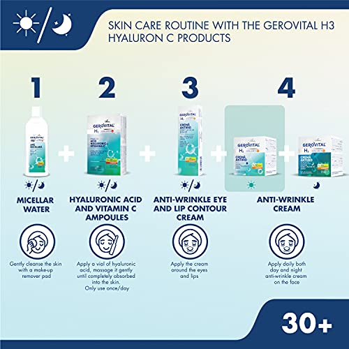 Gerovital H3 - Hyaluronic C, Intensive Anti Wrinkle cream (day care) - Pet Shop Luna