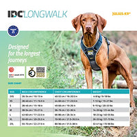 IDC Longwalk Y-Harness, Red-Gray, Size: 2XS - Pet Shop Luna
