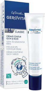 Eye and Lip Contour Anti-wrinkle Cream | Intensive Hydration | Reduces Wrinkles and Fine Lines Around the Eyes and Lips| Gerovital H3 Classic - Pet Shop Luna