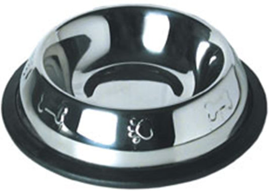 Record CIOTOLA - mangiatoia INOX A PIRAMIDE CM.20 lt.0,45 - Pet Shop Luna