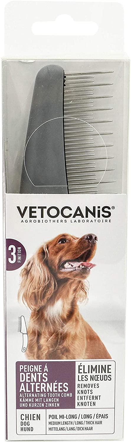 Vetocanis Alternating Tooth Dog Comb - Pet Shop Luna