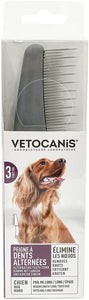 Vetocanis - Pettine per cani con denti alternati - Pet Shop Luna