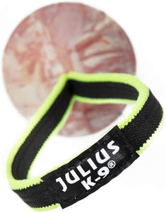 Julius-K9 Palla Duoplay con manico di colore fluorescente - caucciù - Pet Shop Luna