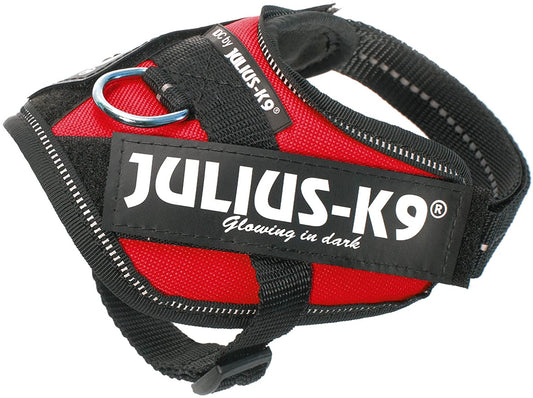 Julius-K9, 16IDC-R-B1, IDC Powerharness, dog harness, Size: Baby 1, Red - Pet Shop Luna