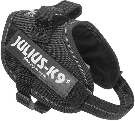 Julius-K9, 16IDC-P-MM, IDC Powerharness, dog harness, Size: XS/Mini-Mini, Black - Pet Shop Luna