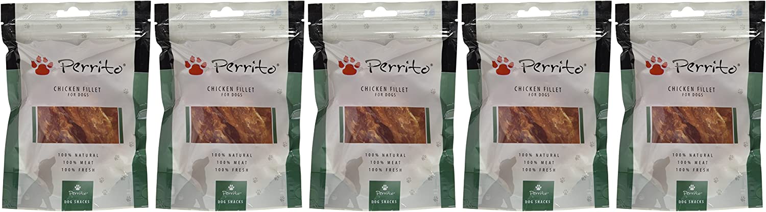 Perrito Chicken Fillet Dog Treat, Chicken Fillet, Pack of 1 (1 x 100 g) Parent - Pet Shop Luna