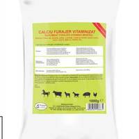 VITAMINIZED FORAGE CALCIUM (CAGLIO VITAMINIZZATO) for Horses, cattle, sheep, goats, pigs, birds (chickens, turkeys, ducks, geese, guinea fowl, quails) - Pet Shop Luna