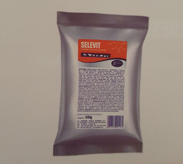 SELEVIT POWDER FOR ALL ANIMALS (VITAMINI IN POLVERE) horse dog cattle cat poultry ovines - Pet Shop Luna