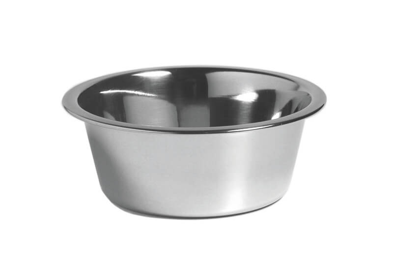 Stainless steel feeding, watering bowl for dogs / Ciotola per cani - Pet Shop Luna