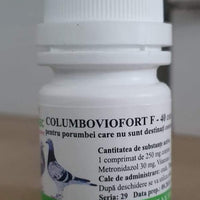 COLUMBOVIOFORT F 40 compresse - Antiparassitario , infezioni per Piccioni viaggiatori e ornamentali pollame poultry - Pet Shop Luna