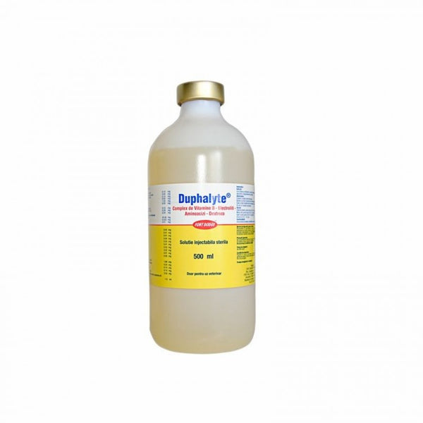 Duphalyte solution for infusion, 500 ml solution for injection for maintenance therapy in dehydrated conditions in horses, cattle, pigs, dogs and cats. - Pet Shop Luna