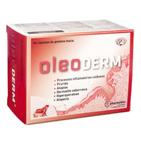 OLEODERM 60 TABS - Soft gelatin capsules, nutritional supplement for dogs and cats. - Pet Shop Luna