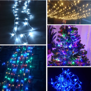 Christmas Lights Led String Fairy Light 8 Modes Christmas Lights For Holiday Lights / Luci di natale - Pet Shop Luna