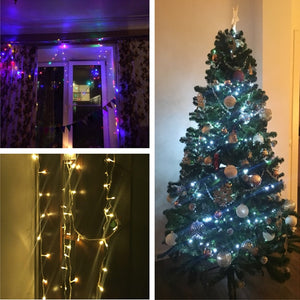 Christmas Lights Led String Fairy Light 8 Modes Christmas Lights For Holiday Lights / Luci di natale - Pet Shop Luna