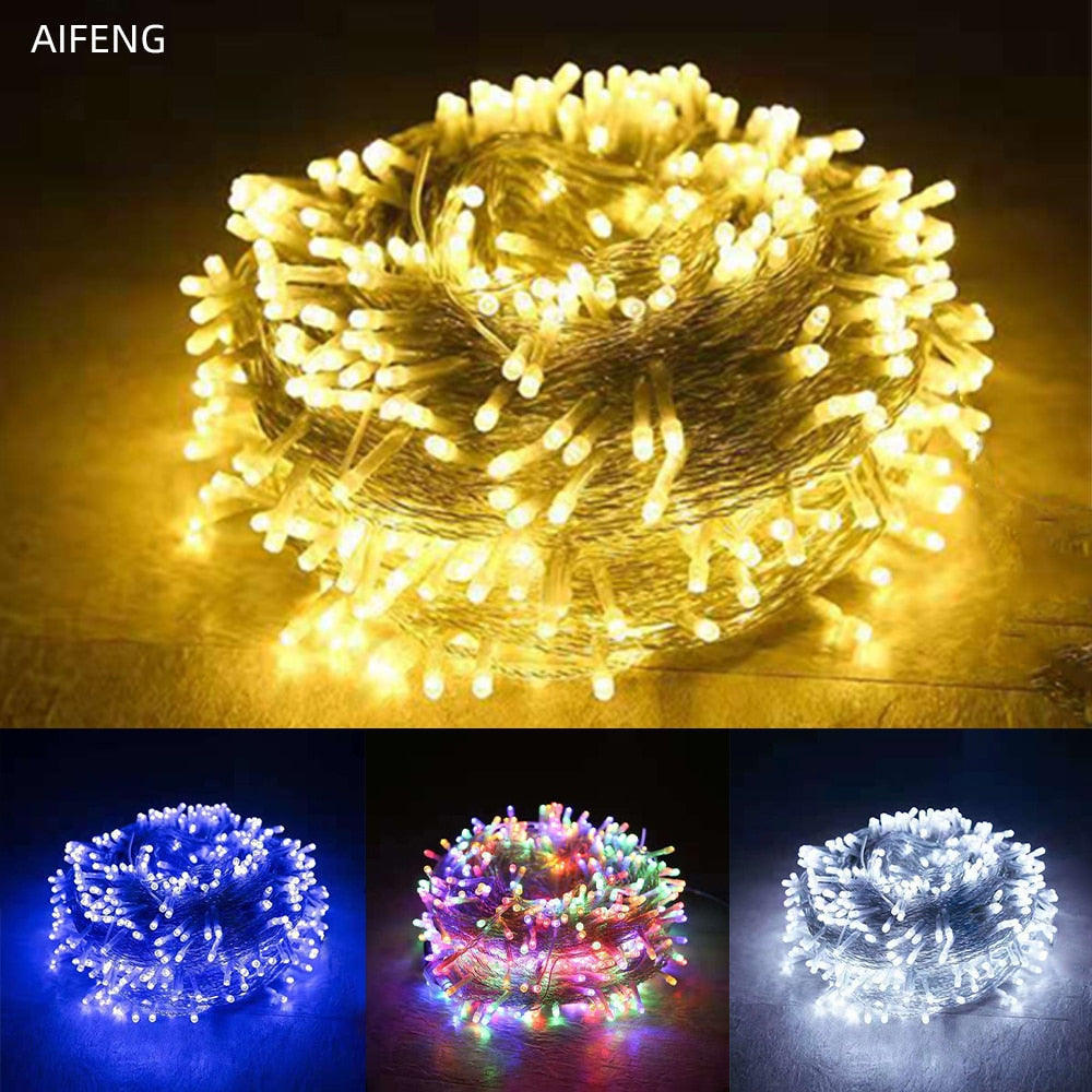 Christmas Lights Led String Fairy Light 8 Modes Christmas Lights For Holiday Lights / Luci di natale - Pet Shop Luna