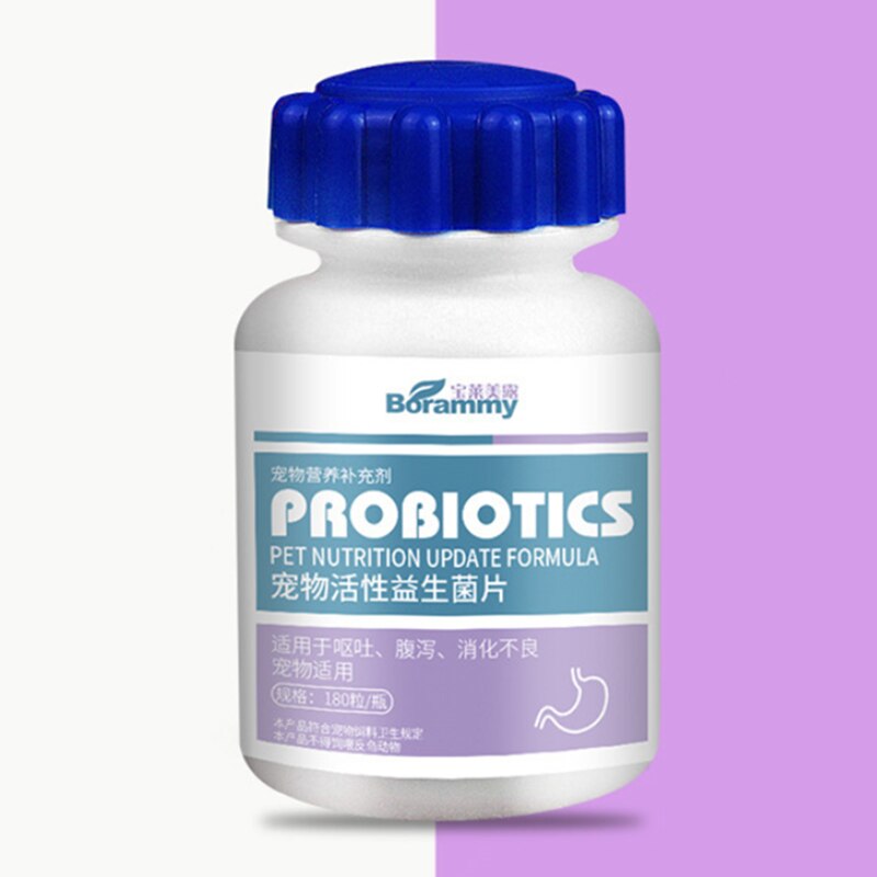 Probiotic for Dogs - with Natural Digestive Enzymes + Prebiotics - Stomach Relief + Gas & Constipation 180 Counts - Pet Shop Luna