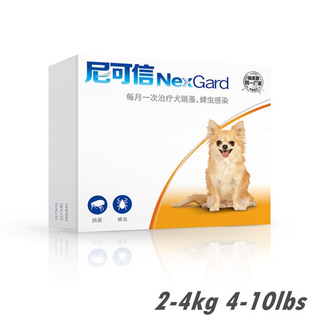 Nexgard Chewables Tablets Oral Treatments Flea and Tick Control for Dogs / antiparassitario per cani - Pet Shop Luna