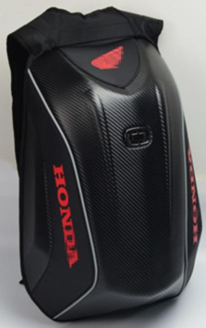 Backpack for Motorcycle hard shell carbon fiber kawasaki, honda