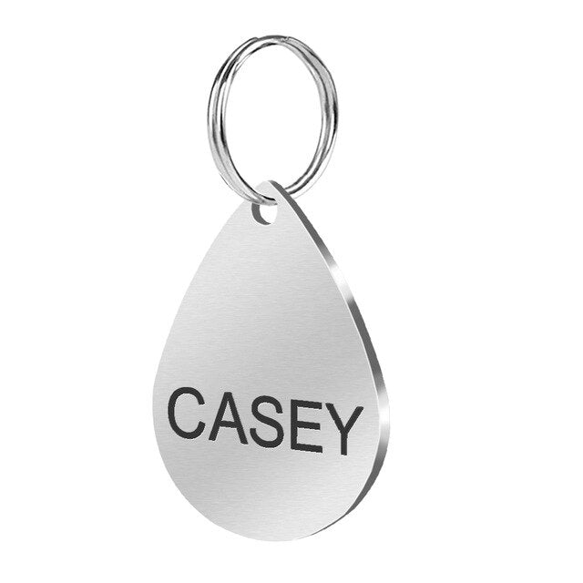 Stainless Steel Dog ID Tag Engraved / Medaglione per cani - Pet Shop Luna